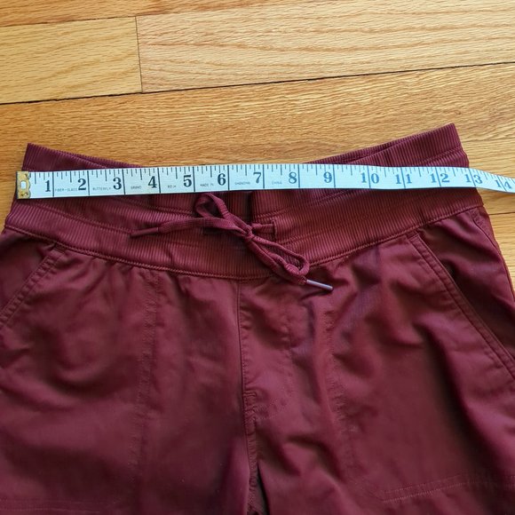 The North Face Aphrodite Motion Pants Lightweight Hiking Burgundy - Picture 9 of 16